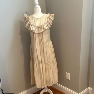 baby pink midi dress Mariella Midi Dress